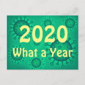 2020 Wat een jaar Briefkaart (Voorkant)