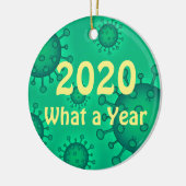 2020 Wat een jaar Keramisch Ornament (Links)