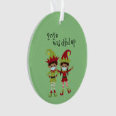 2020 werd opgefokt met covid Face masker Etnische Ornament (voorkant)