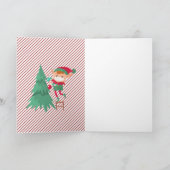 2020 werd opgehaald | Kerstmis | Toiletpapierhol Feestdagen Kaart (Binnen)