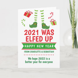 2020 werd opgeknapt gelukkig nieuwjaar feestdagen kaart