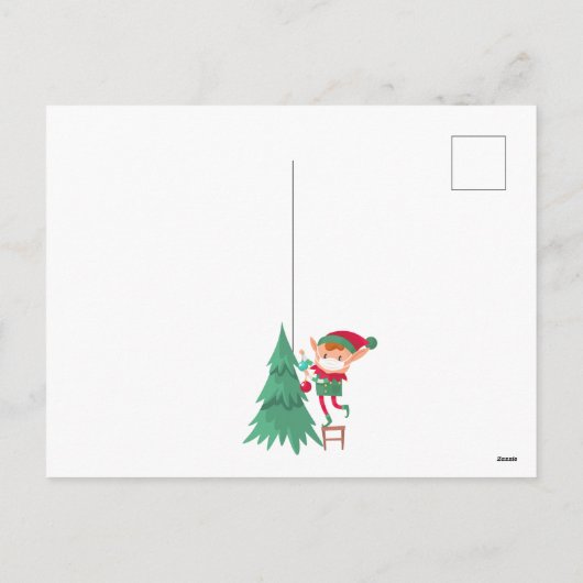 2020 werd opgetild | Christmas | toiletpapier Feestdagenkaart (Achterkant)