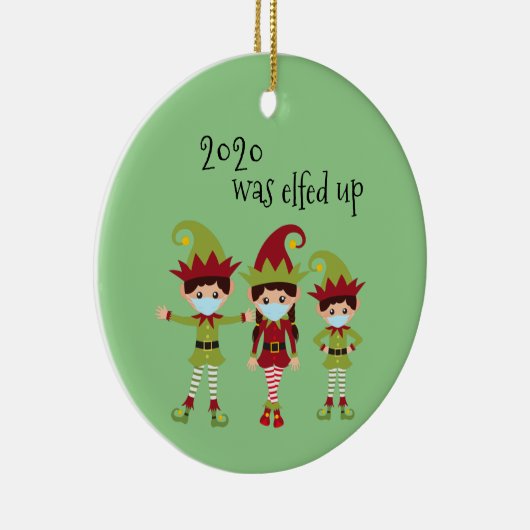 2020 werd opgevoed in het 3-kovd gezichtsmasker El Keramisch Ornament (Rechts)