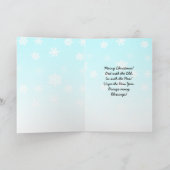 2020 werd opgevoed, vrolijk kerstfeest Elf Kaart (Binnen)