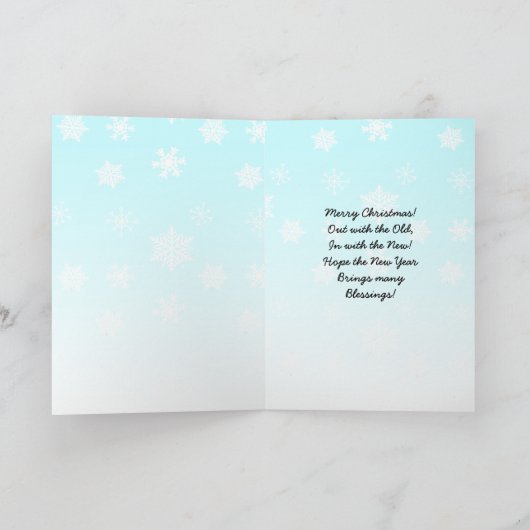 2020 werd opgevoed, vrolijk kerstfeest Elf Kaart (Binnen)