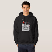 2020 You'll Go Down In History Santa Pushing Off C Hoodie (Voorkant volledig)