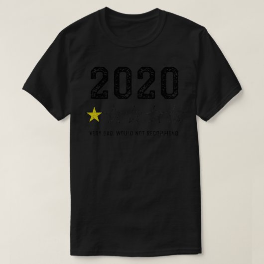 2020 Zeer slecht zou geen 'Pullover' aanbevelen T-shirt (Design voorkant)