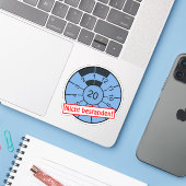 2020 zeker gezakt voor de jaarlijkse inspectie! sticker (Laptop met iPhone)