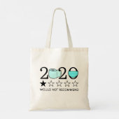 2020 zou geen grappige prijsopgave aanbevelen tote bag (Achterkant)