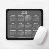 2020 Zwarte-koolkalender door Janz Muismat (Met muis)