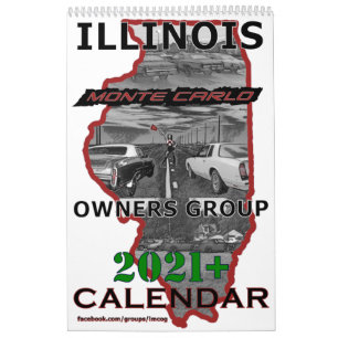 2021 15-maands Illinois Monte Carlo OOwnership Cal Kalender