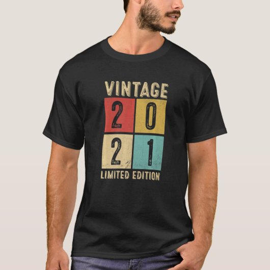 2021, 2021, tweede verjaardag t-shirt (Voorkant)