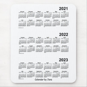 2021-2023 Witte agenda van 3 jaar van Janz Muismat