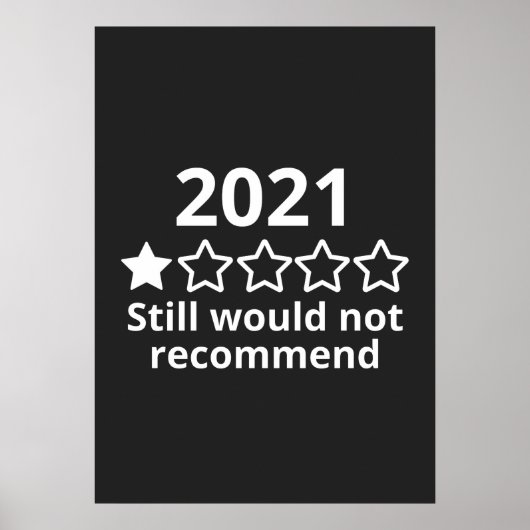 2021 (2)2021 One Star Rating Poster (Voorkant)