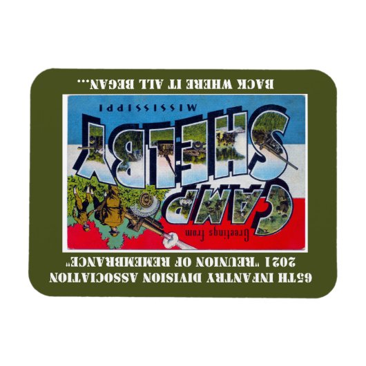 2021 65e REUNION 3-inch x 4-inch Flexibel fotomagn Magneet (Horizontaal)