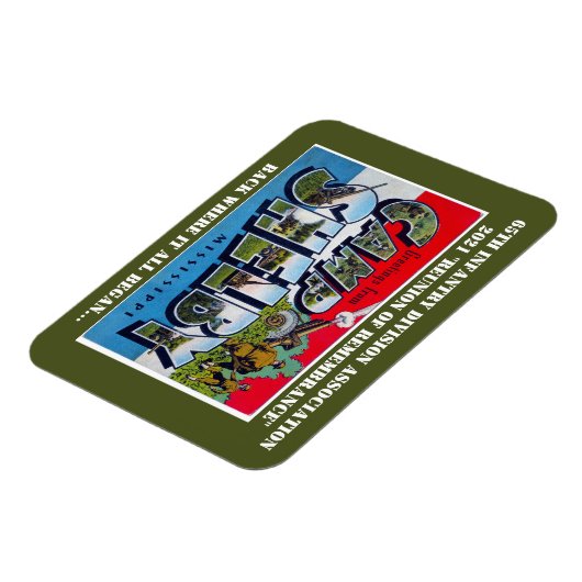 2021 65e REUNION 3-inch x 4-inch Flexibel fotomagn Magneet (Linkerzijde)