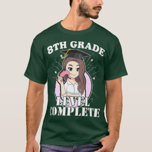2021 8e graad Afstuderen meisje houdt van Anime Cu T-shirt