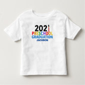 2021 Aangepast Afstuderen voor kleuterschool Afstu Kinder Shirts (Voorkant)