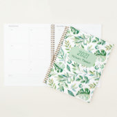2021 Aangepaste botanische patroontriest Planner (Display)