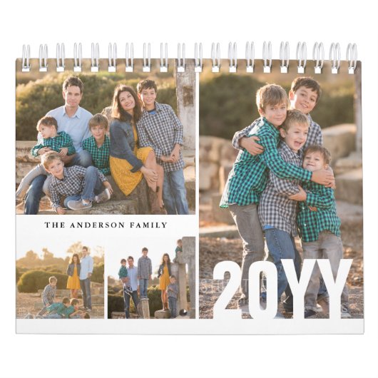 2021 Aangepaste foto-kalender Modern Creëer Uw eig Kalender (Hoes)