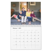 2021 Aangepaste foto-kalender Modern Creëer Uw eig Kalender (Feb 2027)