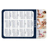 2021 Aangepaste foto-marineblauwinkkalender 2021 Magneet (Horizontaal)