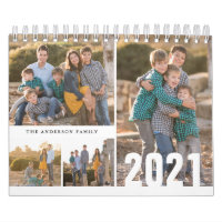 2021 Aangepaste fotokalender - Eenvoudige Creëer v