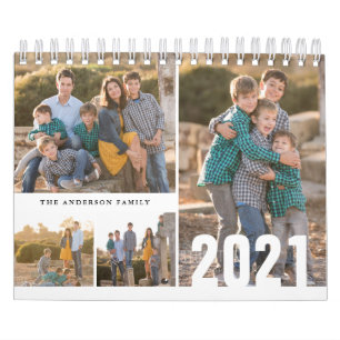 2021 Aangepaste fotokalender - Eenvoudige Creëer v Kalender
