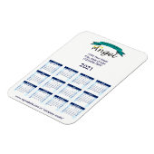 2021 Agenda voor uw Logo marine Magneet (Linkerzijde)