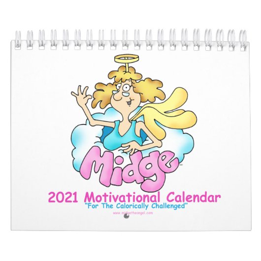 2021 Angel Midge - Diet Funny Cartoon Weight Loss Kalender (Hoes)