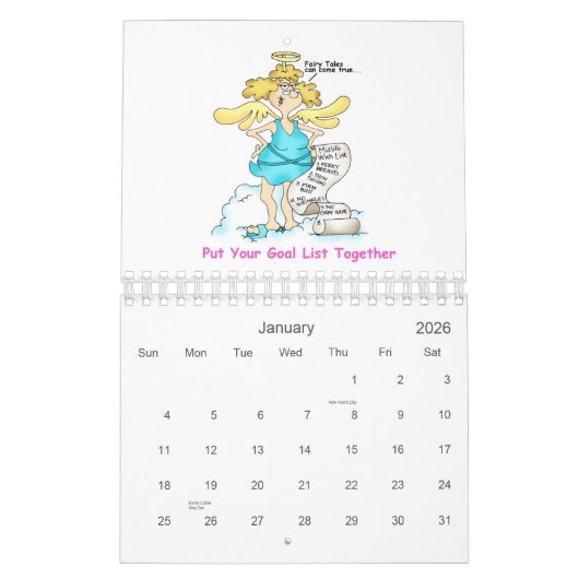 2021 Angel Midge - Diet Funny Cartoon Weight Loss Kalender (Jan 2026)