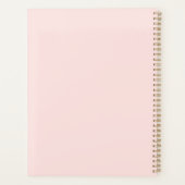 2021 beste jaar ooit gepersonaliseerde Blush Pink Planner (Achterkant)
