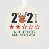 2021 Beter nog niet geweldig Review, grappige kers Ornament (voorkant)