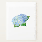 2021 Bloemen Waterverf Hortensia Persoonlijke naam Planner (Achterkant)