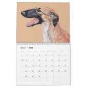 2021 Borzoi Art Calendar van Charlotte Yealey Kalender (Mar 2026)