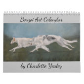 2021 Borzoi Art Calendar van Charlotte Yealey Kalender (Hoes)
