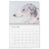 2021 Borzoi Art Calendar van Charlotte Yealey Kalender (Jan 2026)