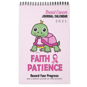2021 Breast Cancer Recovery Quotes Journal Kalender
