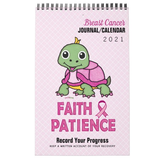 2021 Breast Cancer Recovery Quotes Journal Kalender (Hoes)