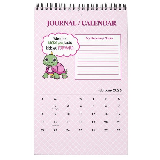 2021 Breast Cancer Recovery Quotes Journal Kalender (Feb 2026)