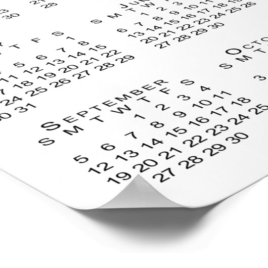 2021 Calendar Custom White Tiger Photo Name Text Poster (Hoek)