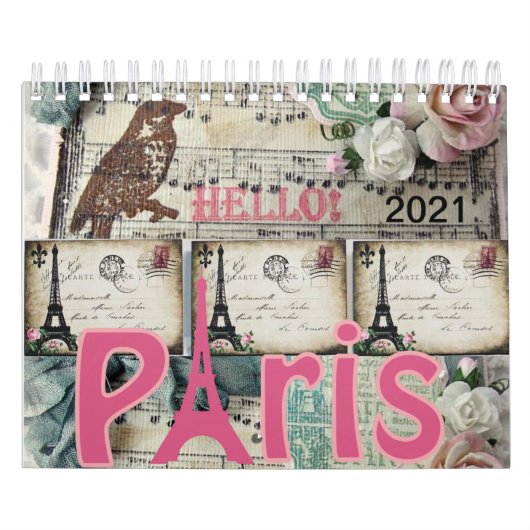 2021 Calendar Paris, Frankrijk Kalender (Hoes)