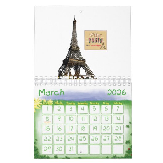 2021 Calendar Paris, Frankrijk Kalender (Mar 2026)