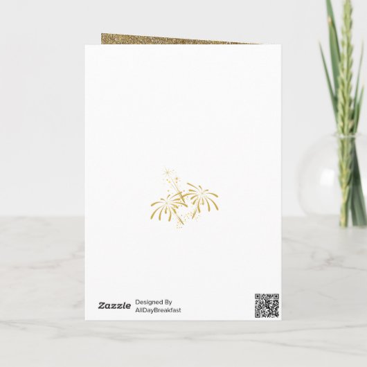 2021 Cheers tot nieuwjaar | Nieuwjaar Feestdagen Kaart (Achterkant)