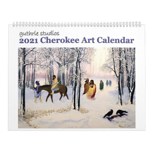 2021 Cherokee Art Calendar Kalender (Hoes)
