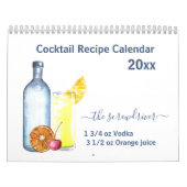 2021 Cocktail Mixed Drink Recipes Alcohol Bar Kalender (Hoes)