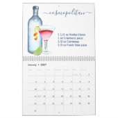 2021 Cocktail Mixed Drink Recipes Alcohol Bar Kalender (Jan 2027)