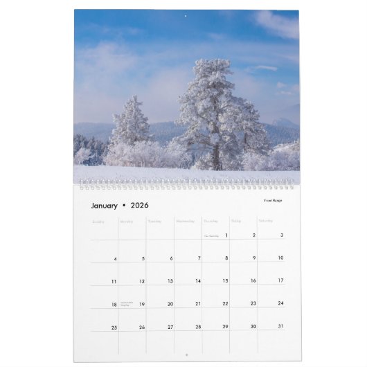 2021 COLORADO Schilderachtig agenda Kalender (Jan 2026)