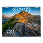 2021 COLORADO Schilderachtig agenda Kalender (Hoes)