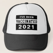 2021 Covid 19 vaccin Trucker Pet (Voorkant)